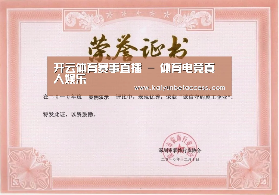 荣誉证书二
